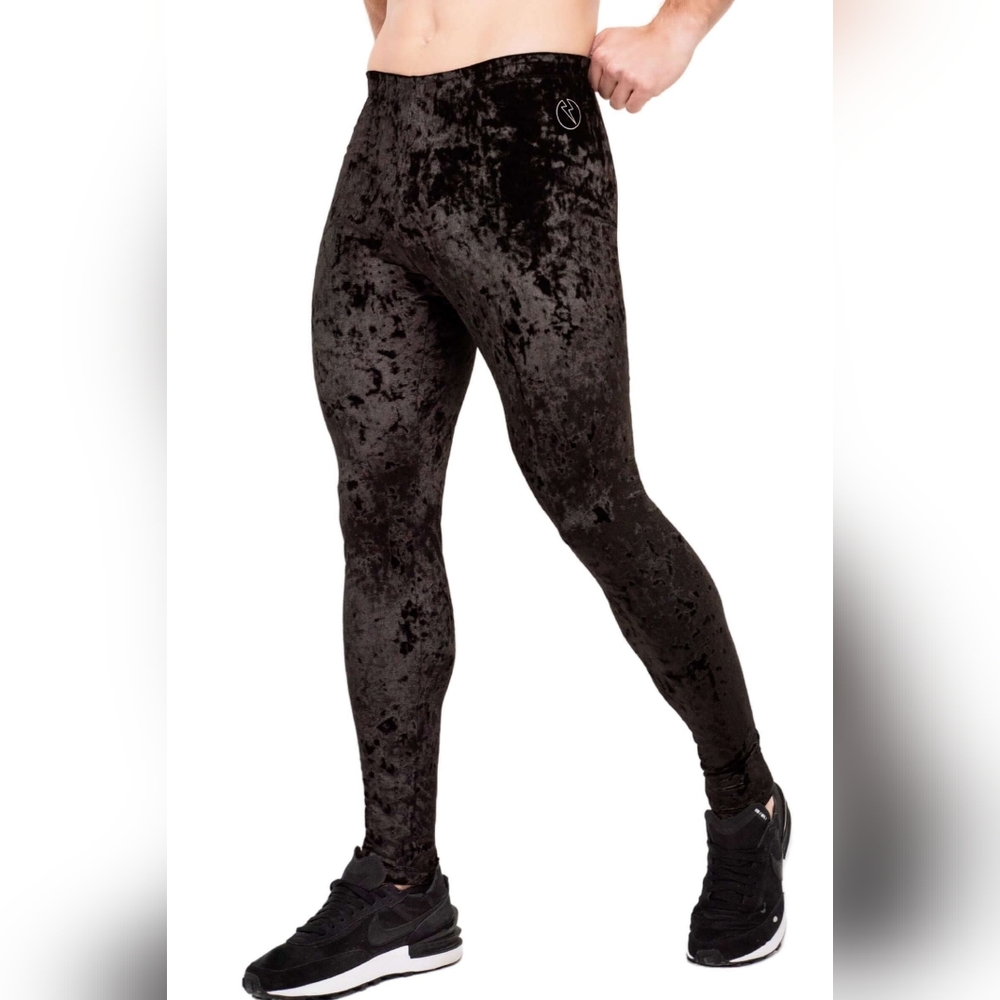 Men's Black Velvet Pants